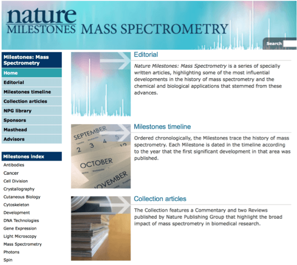 百泰派克为大家总结几个实用的质谱知识学习资源：Nature Milestones Mass Spectrometry, The Broad Institute 2012 Proteomics Workshop, IonSource