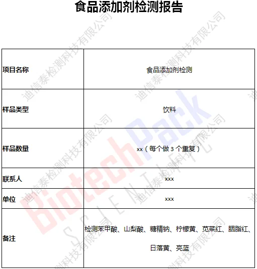 检测报告表