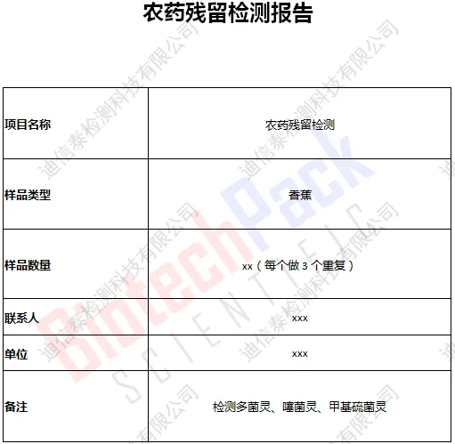 检测报告表