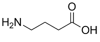 γ-氨基丁酸分子结构式