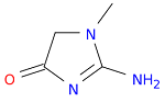 肌酐分子结构式