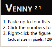 Venny2.1.0 韦恩图在线绘制