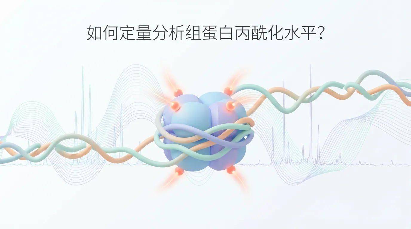 封面：组蛋白丙酰化定量分析概念封面图