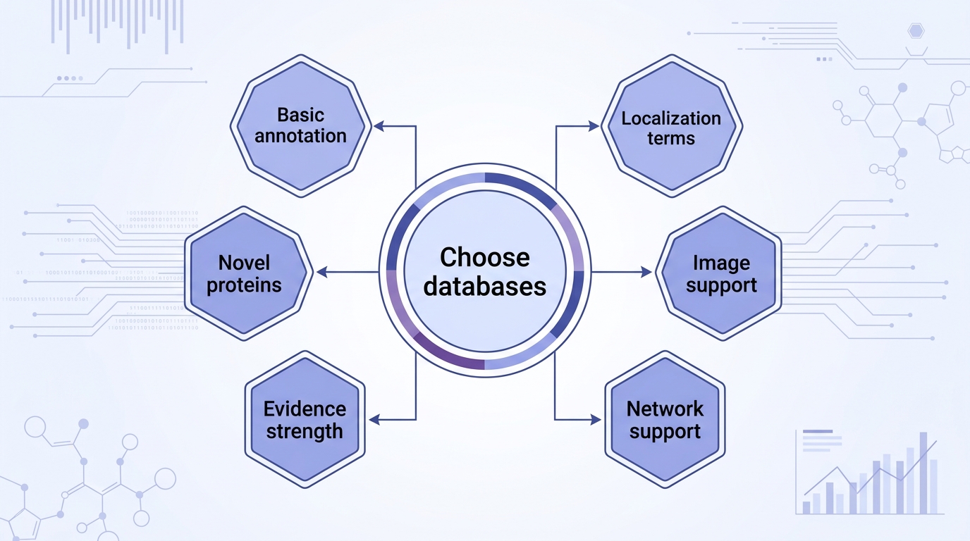 Framework for choosing database combinations for Golgi protein annotation with English labels Framework for choosing database combinations for Golgi protein annotation with English labels