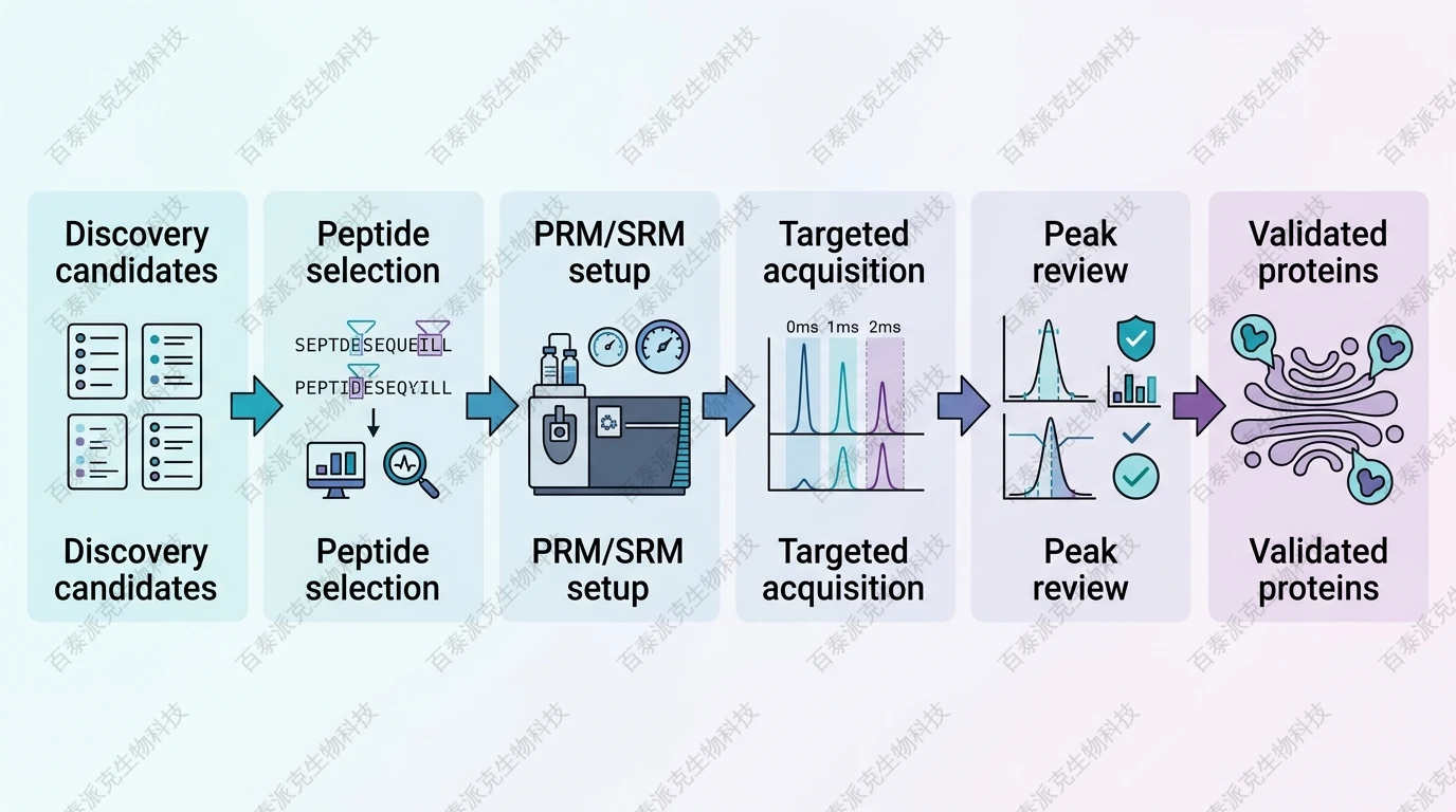 Workflow from discovery candidates to targeted validation for Golgi proteins with English labels