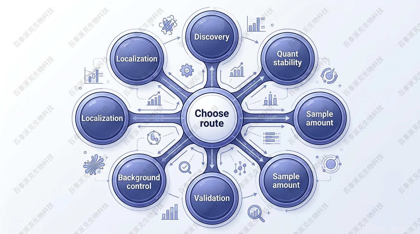 Framework for selecting the right Golgi proteomics route by study goal with English labels