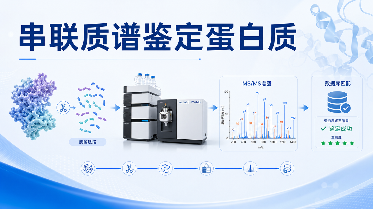 封面：串联质谱鉴定蛋白质