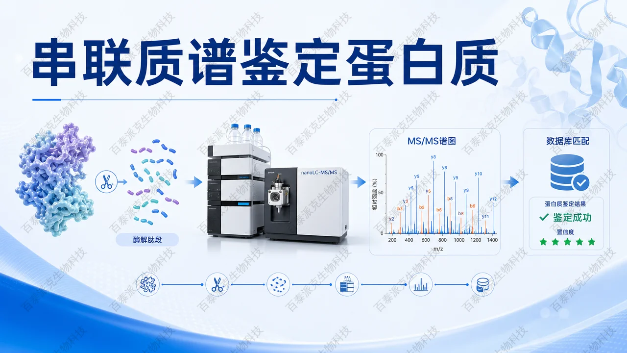 封面：串联质谱鉴定蛋白质