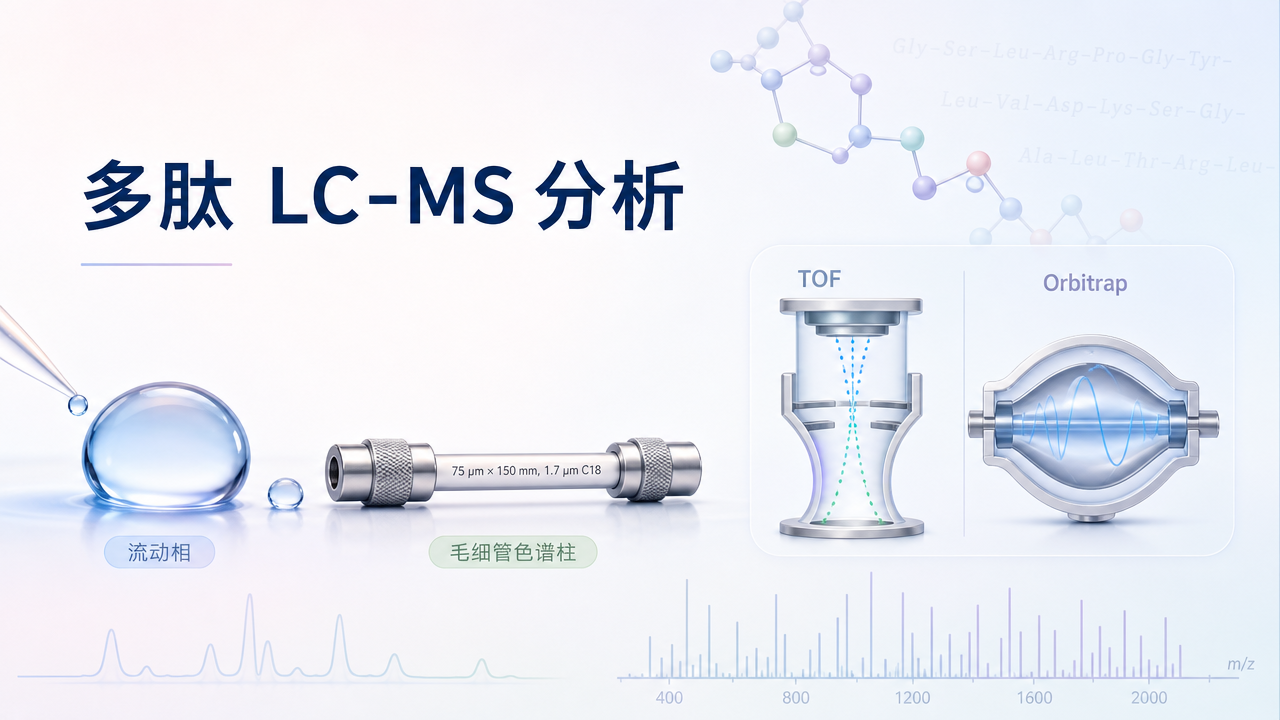封面：多肽液质联用分析