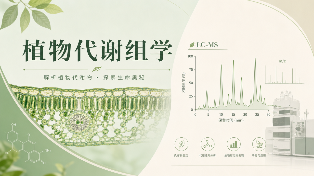 封面：叶片与代谢分子网络