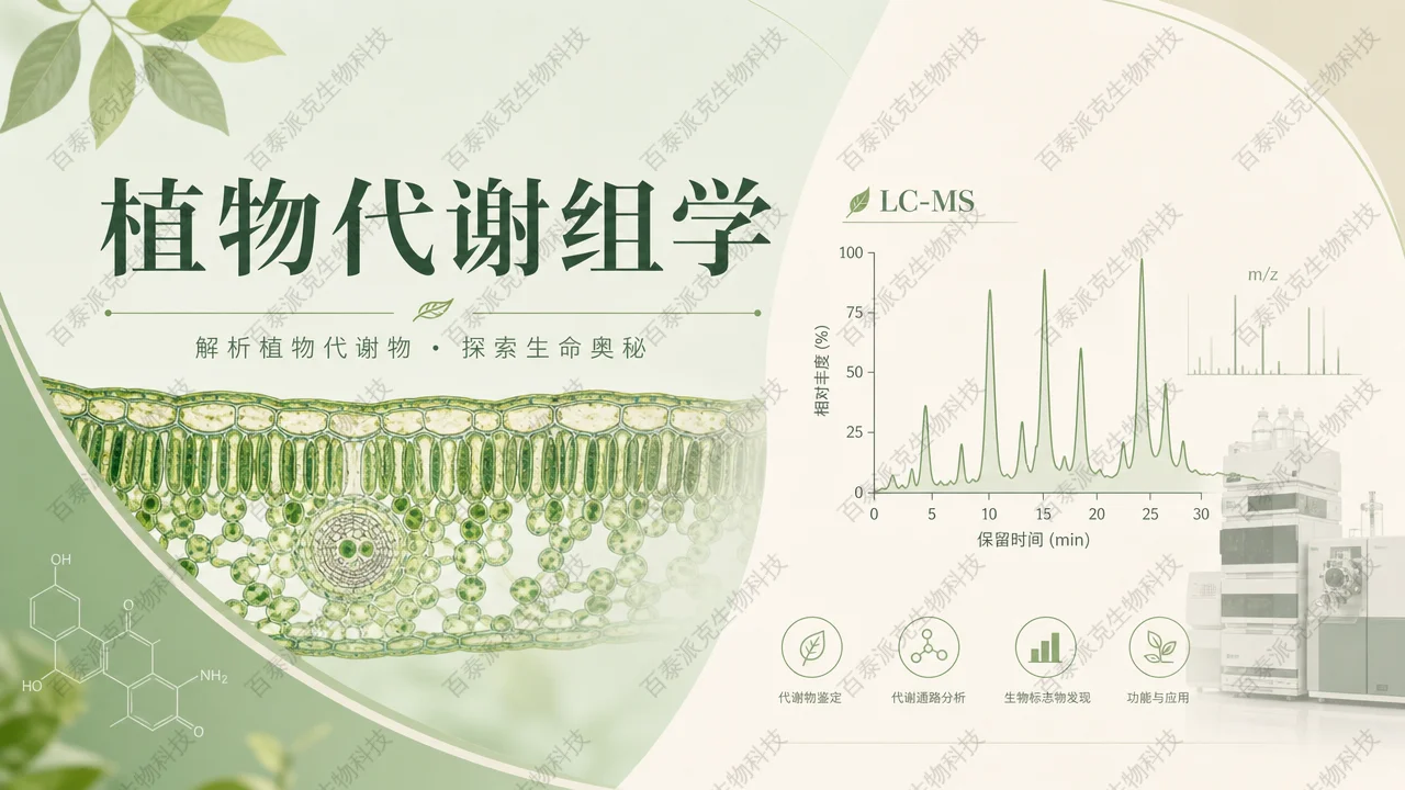 封面：叶片与代谢分子网络