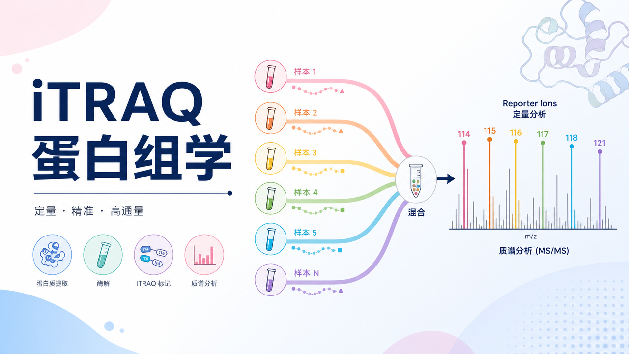 封面：iTRAQ多重定量示意图