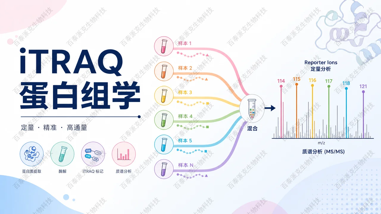 封面：iTRAQ多重定量示意图