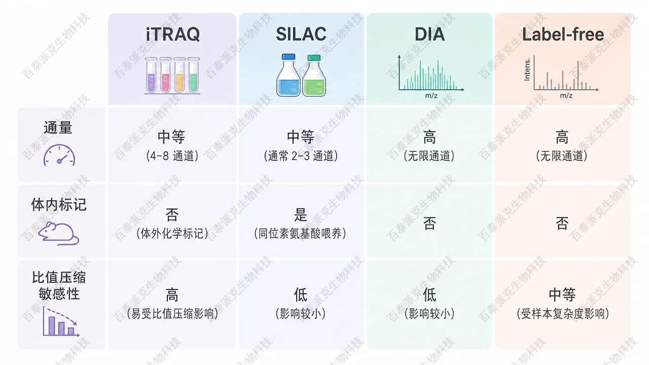 按并行条件数与活体标记可行性选择定量策略