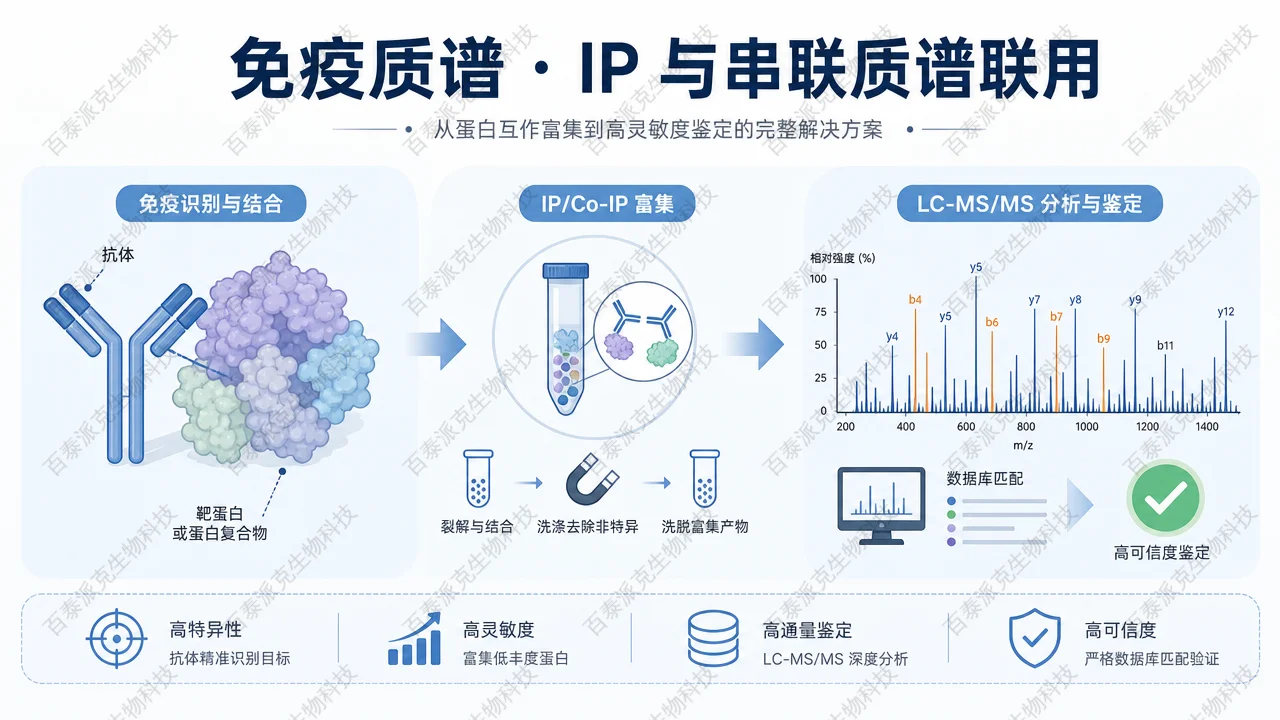 封面：免疫质谱工作流程