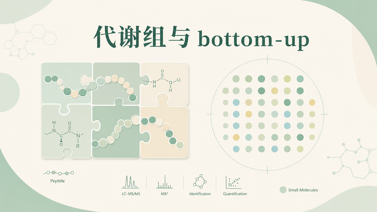 封面:蛋白肽段链路对比代谢小分子直接表征 封面:蛋白肽段链路对比代谢小分子直接表征