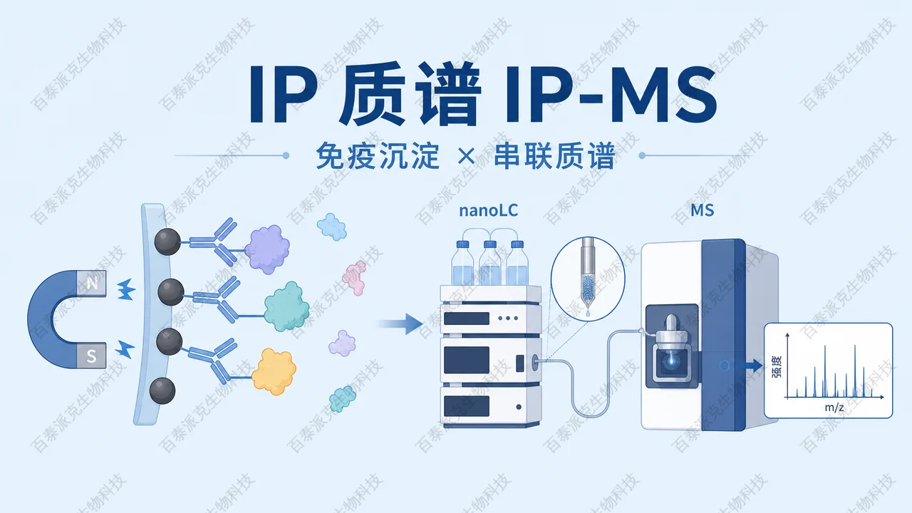 封面：IP 质谱与蛋白相互作用