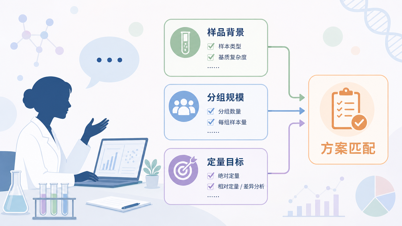 科研服務(wù)環(huán)節(jié)中實(shí)驗(yàn)溝通與方案匹配的示意