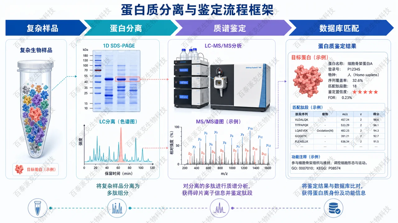 蛋白质分离与鉴定从复杂样品到质谱确认的关系